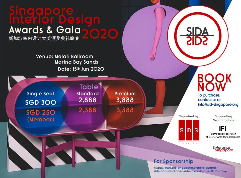 Singapore Interior Designer Awards 2020
